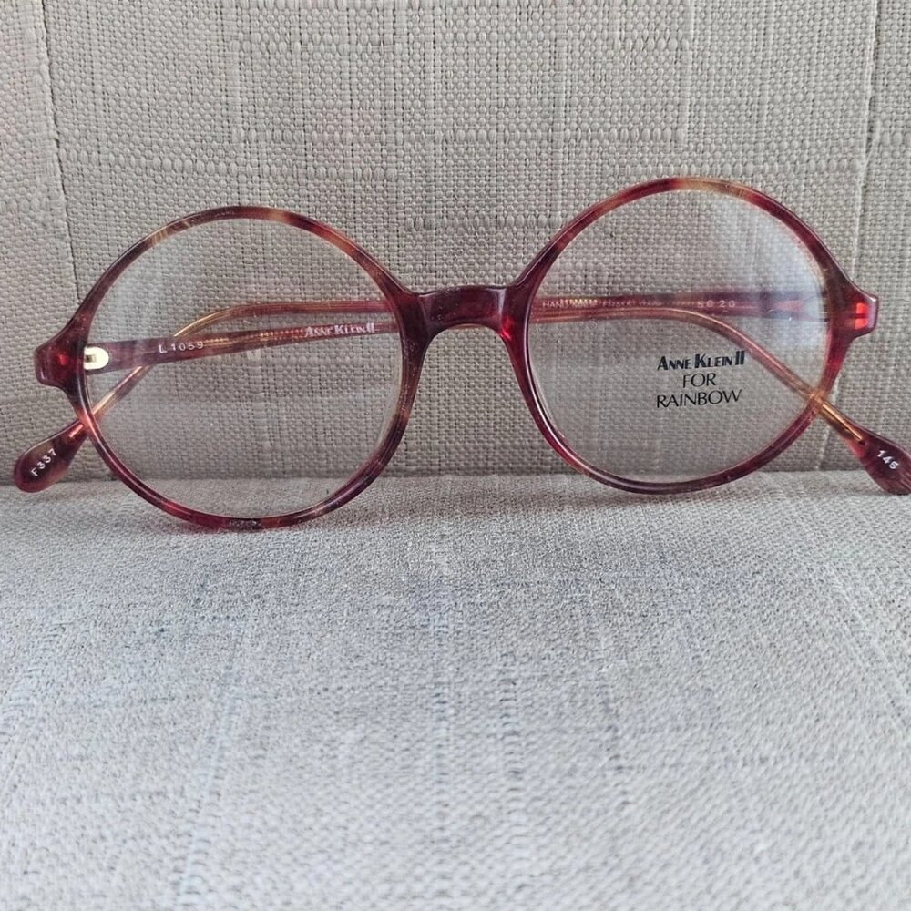 Vintage Anne Klein Women Eyeglasses Frame Eyewear L1059 Handmade in Italy Old St